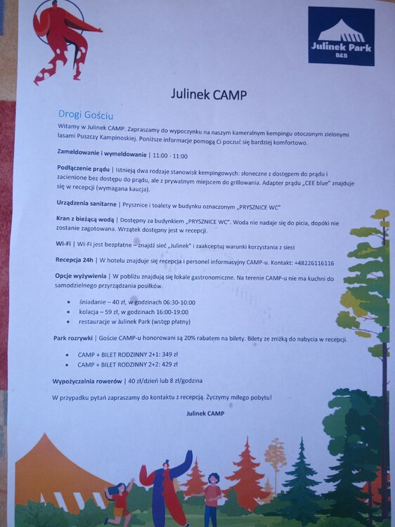 Julinek CAMP - Katalog Kempingów - Karawaning.pl